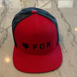 Fox Bold Red and Black Cap
